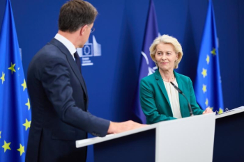 Von der Leyen and NATO Chief Mark Rutte issue joint statement
